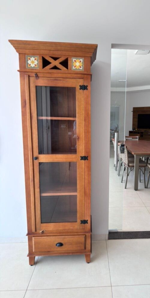 Imagem do produto Cristaleira Ladrilho Coluna 1 Porta